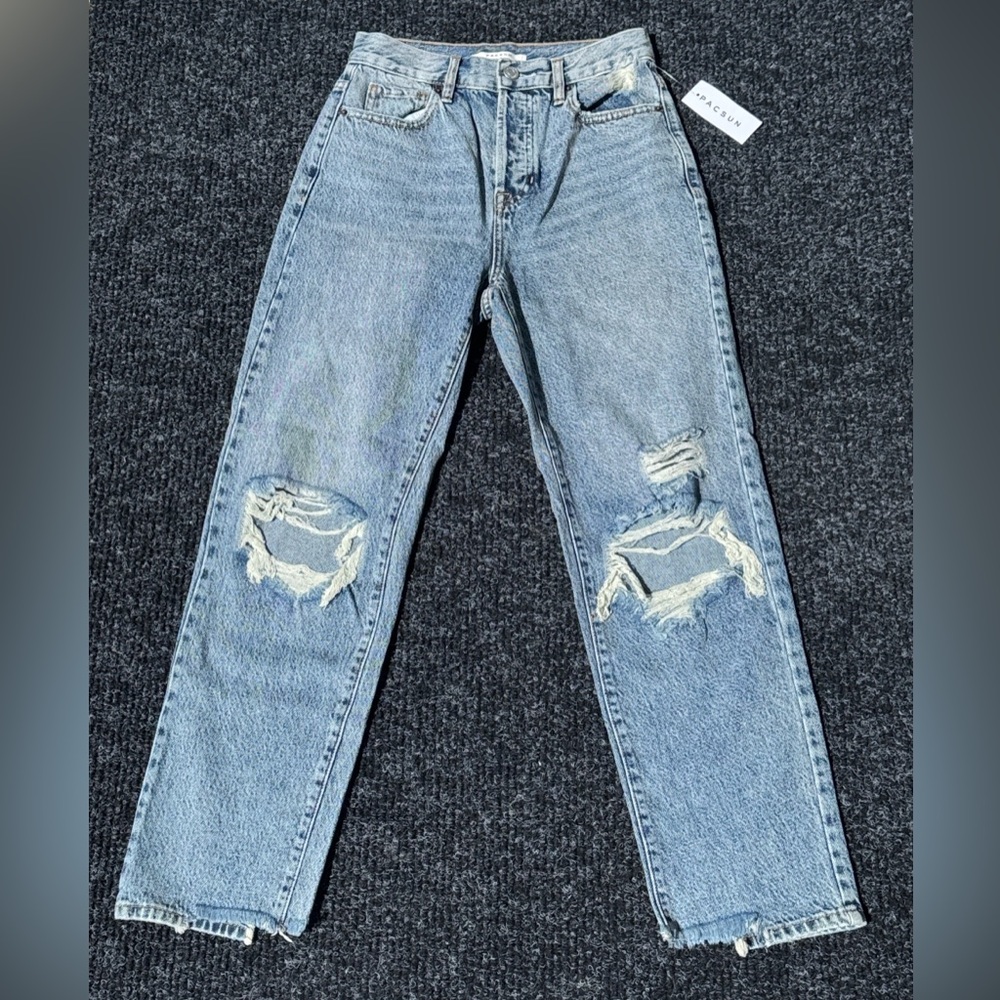 Pacsun high rise straight jeans